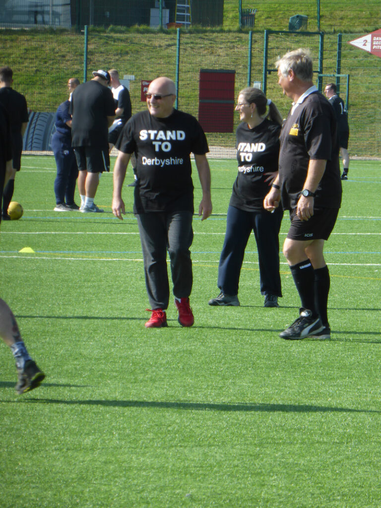 STAND TO Derbyshire VCS football September 2021
