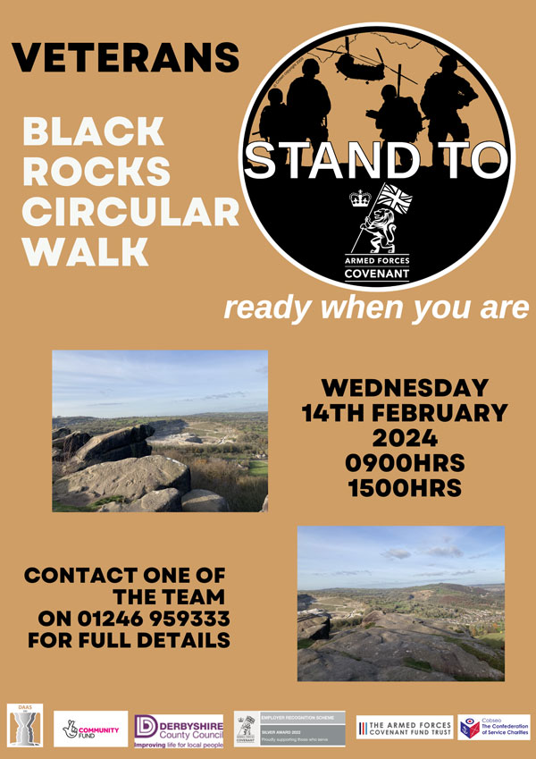 STANDTO Blackrocks walk, 14th February 2024