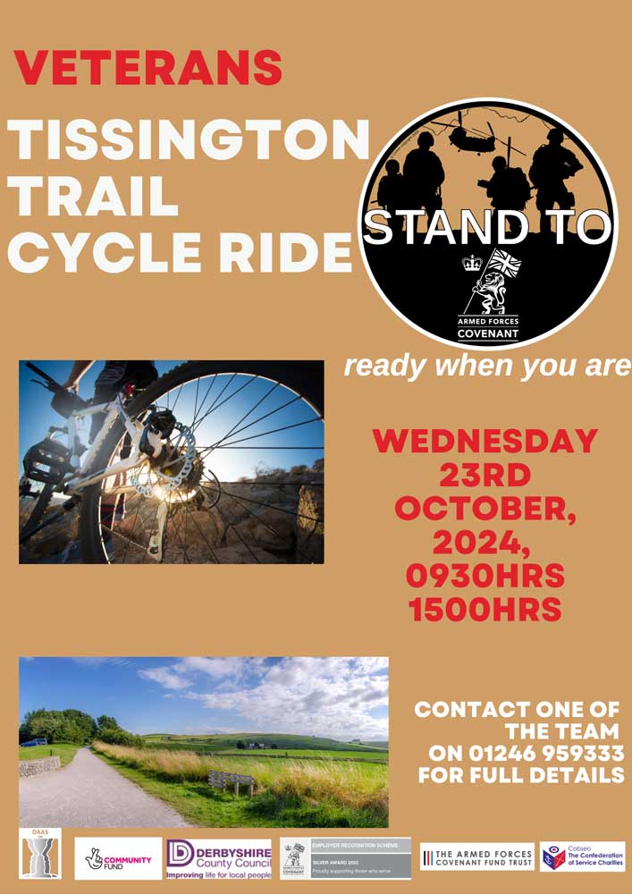Stand To Tissington Trail cycle ride