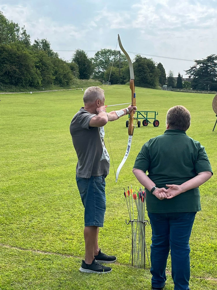 Stand To veterans at Derbyshire Archery Club, June 2025