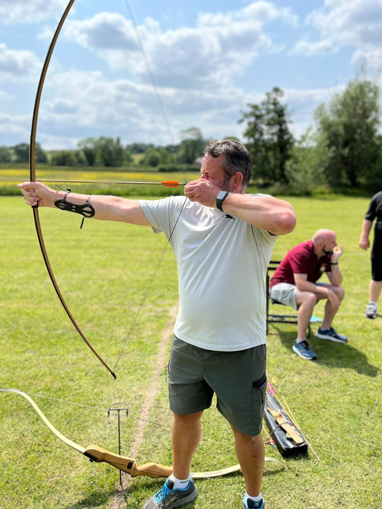 Stand To veterans at Derbyshire Archery Club, June 2025