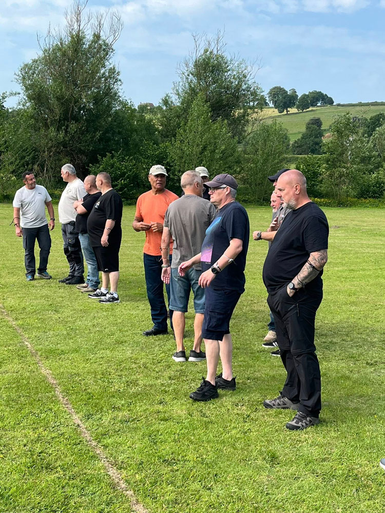 Stand To veterans at Derbyshire Archery Club, June 2025