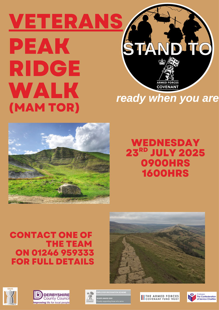 Stand To Mam Tor walk 2025