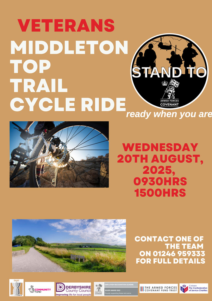 Middleton Top cycle ride, August 2025